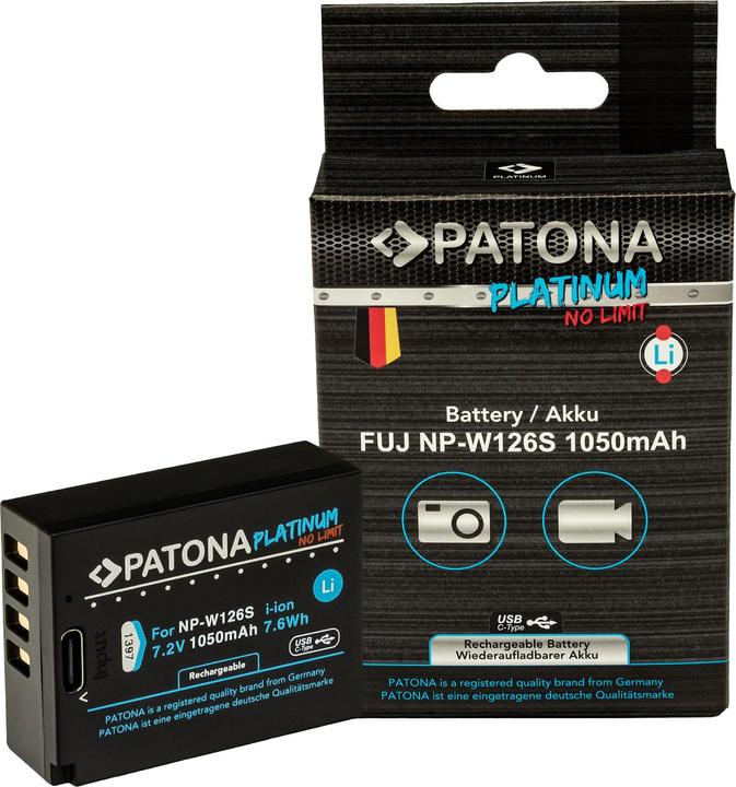 Immagine prodotto Patona Platino USB-C Fujifilm NP-W126S (Accumulatore di carica elettrica)