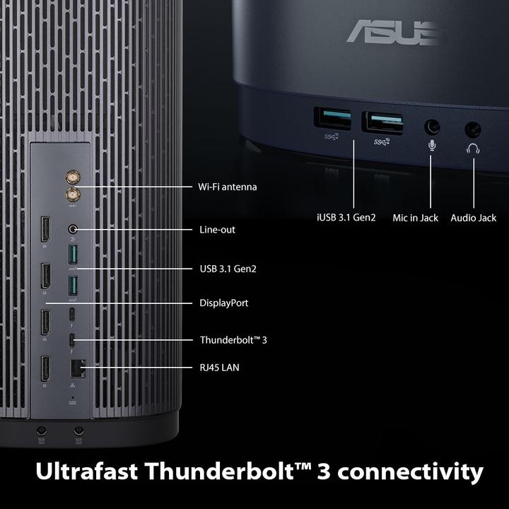 Produktbild ASUS Mini PC ProArt – PA90-M9158ZN (Intel Core i9-9900K, 32 GB, 512 GB, GeForce RTX 4000)