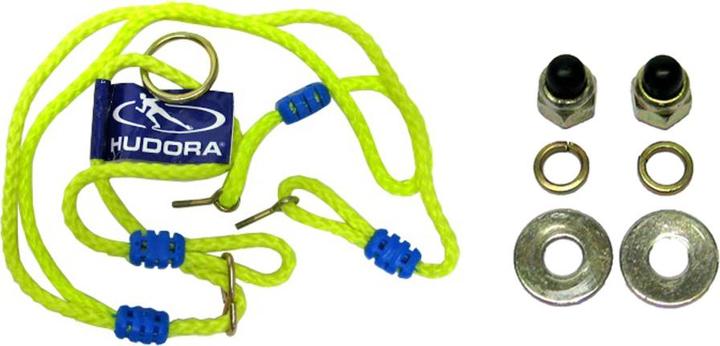 Image du produit Hudora 1 corde avec oeillets métalliques, jaune/bleu (balançoire nid alu 120) (Jaune/Bleu)