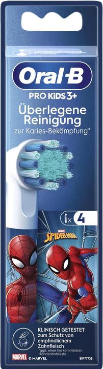 Productafbeelding Oral-B Opzetborstels Kids Spiderman 4 stuks. (4 x)