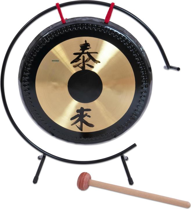 Betzold Musik Tisch-Gong mit Metall-Stativ (Gong)
