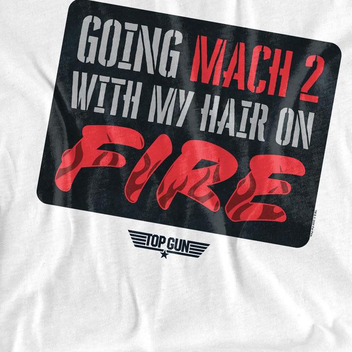 Immagine prodotto Top Gun Mach 2 Hair On Fire Maglietta Adulto Unisex (L)