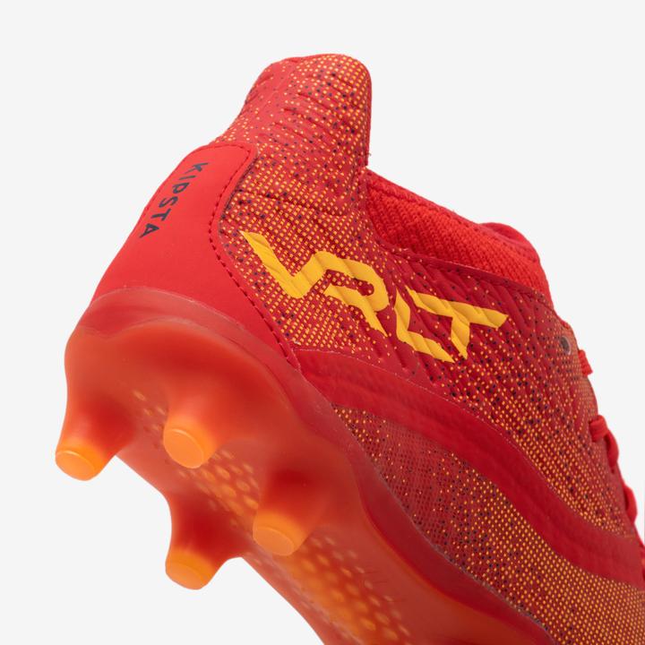Image du produit Kipsta Chaussures de football enfant a lacets viralto iii fg rouges (36)