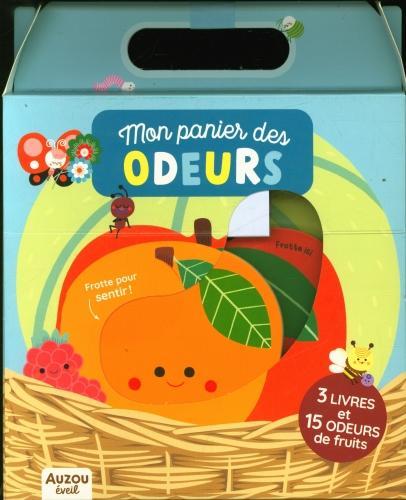 Auzou France Mon panier des odeurs : 3 livres et 15 odeurs de fruits (Français, Mercier Julie, 2022)