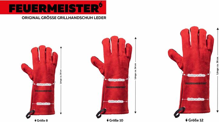 Image du produit Feuermeister Premium BBQ 12 (Kevlar, Cuir refendu)