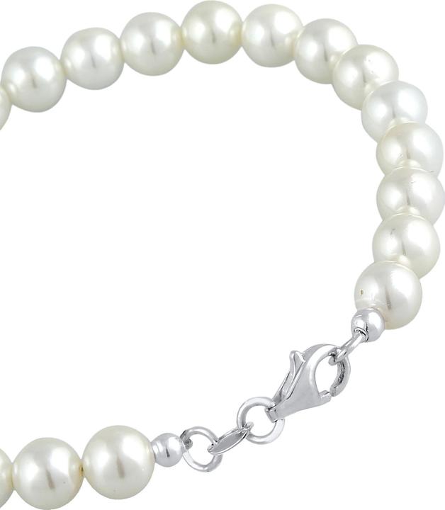 Image du produit Elli Perle, bracelet de perles (20 cm, Acier inoxydable, Perles de coquillages, Pas de perle, Argent sterling 925)