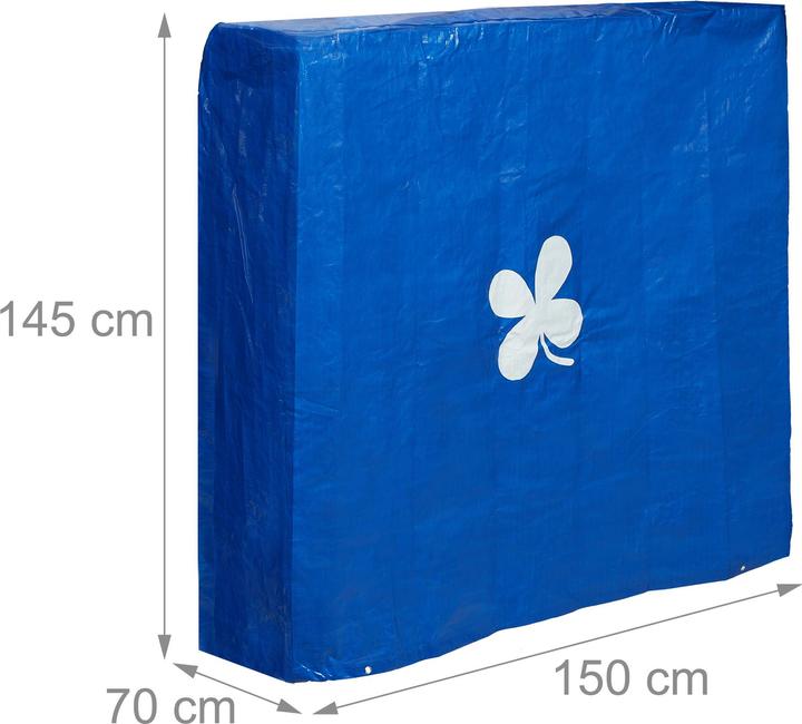 Actual product image Relaxdays Table tennis table cover