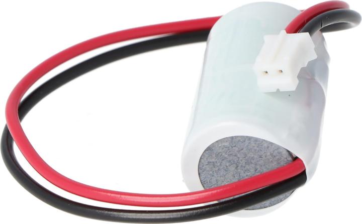 Actual product image AccuCell Battery Varta CR1/2AA with cable and plug Prod.No.: 06127201390 (1 pcs., AA, 950 mAh)