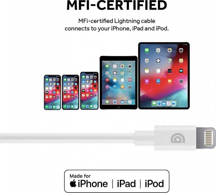 Image du produit Griffin USB-C vers câble Lightning, 1.2m (1.20 m, USB 3.2)