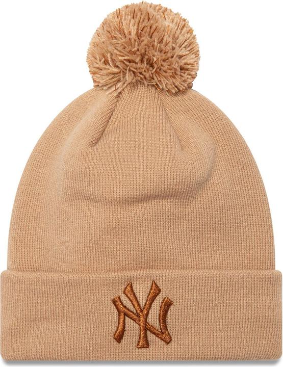 Immagine prodotto New Era Cappello invernale da donna con pompon metallizzato Ny Yankees Beige