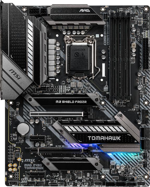 Actual product image MSI MAG Z490 Tomahawk (LGA 1200, Intel Z490, ATX)