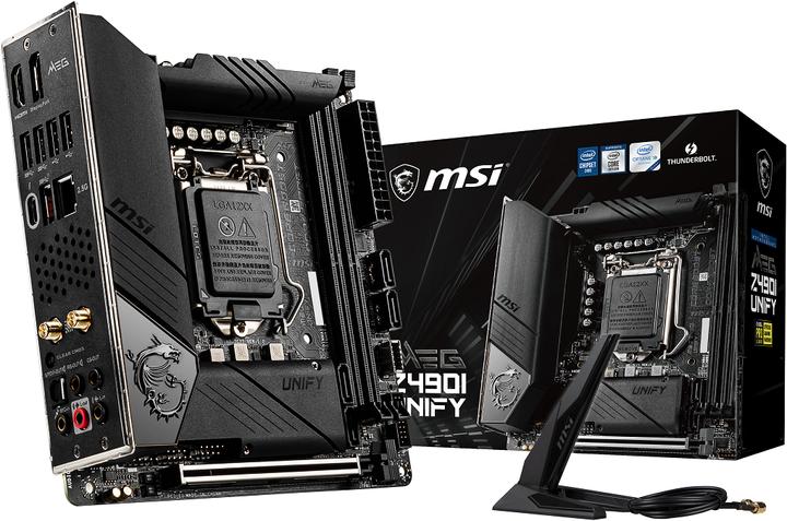 Actual product image MSI MPG Z490i UNIFY (LGA 1200, Intel Z490, Mini-ITX)
