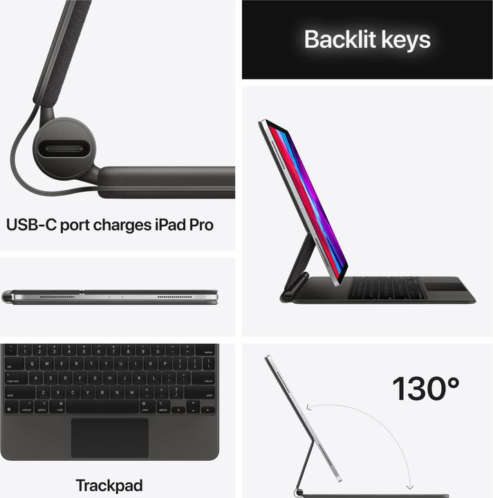 Image du produit Apple Magic Keyboard (CH, iPad Pro 12.9 2018 (3. Gen), iPad Pro 12.9 2020 (4. Gen))