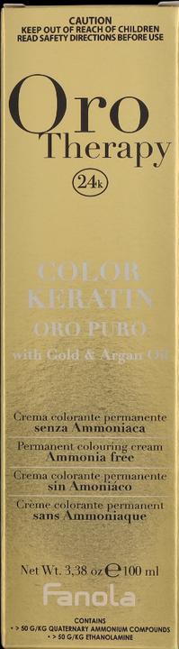 Actual product image Fanola Oro Therapy Colour Keratin 7.13 100ml (7.13)