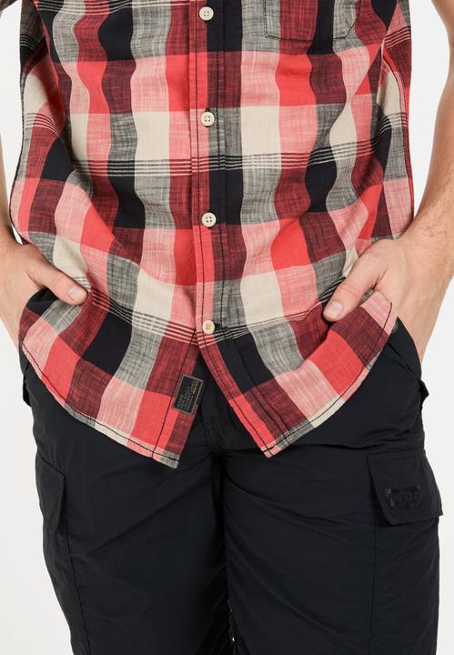 Image du produit Camel Active Kariertes Kurzarmhemd aus reiner Baumwolle (5XL)