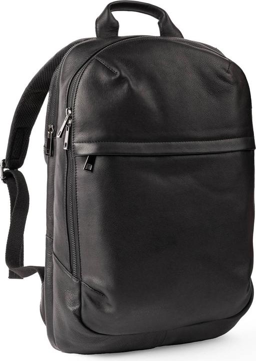 Produktbild Accezz Leather Laptop rugzak 16 inch - Zwart