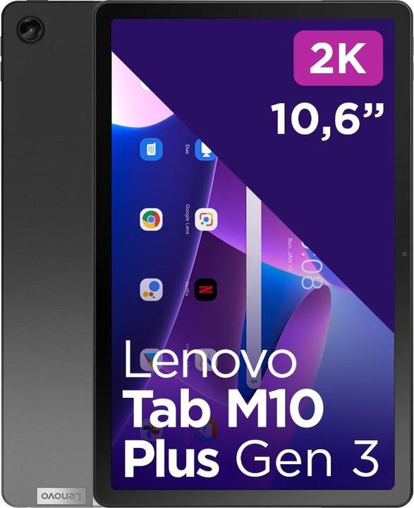 Produktbild Lenovo Tab M10 Plus (3rd Gen) 64 GB 26 9 cm (10.6 Zoll) Mediatek 4 GB Wi-Fi 5 (802.11ac) Android 12 (10.60", 64 GB, Storm Grey)