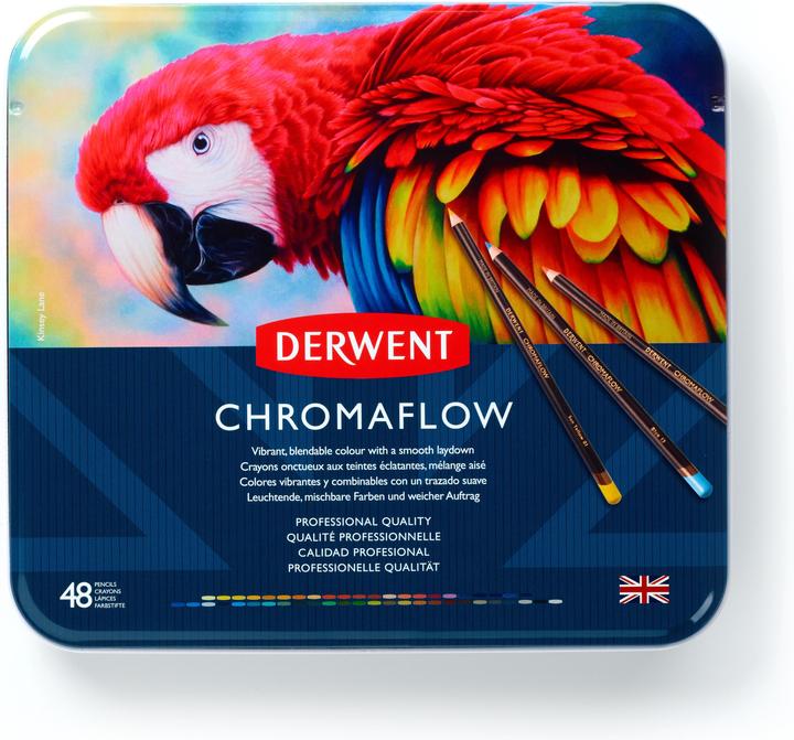 Image du produit Derwent Crayons de couleur Chromaflow, multicolores, 3,5 mm, 48 pièces (Multicolore, 48 x)