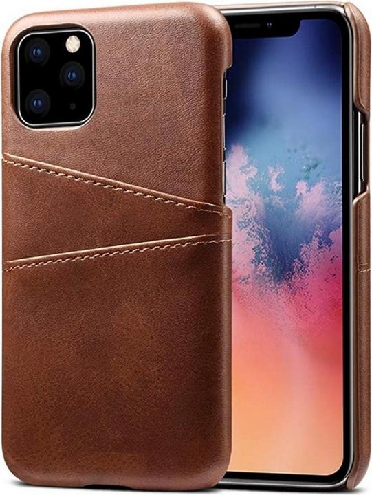 Actual product image Screenguard Apple iPhone 11 Pro Max CardCaddy Leather Backcase with Card Pockets (Apple iPhone 11 Pro Max)