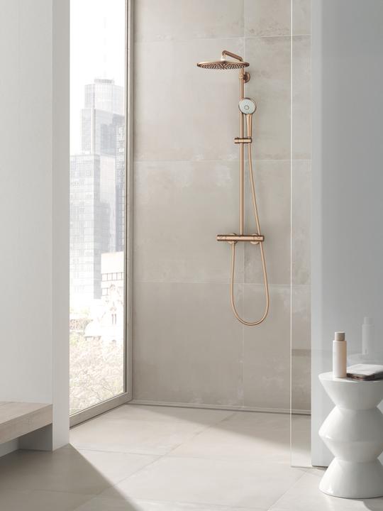 Image du produit Grohe Système de douche Euphoria avec thermostat - Warm Sunset Brossé (26075DL0)