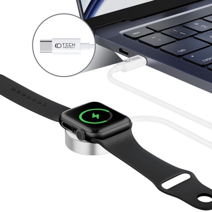 Image du produit Tech-Protect Ultraboost Magnetic Charging Type-C Cable 120cm Apple Watch White (2.50 W)
