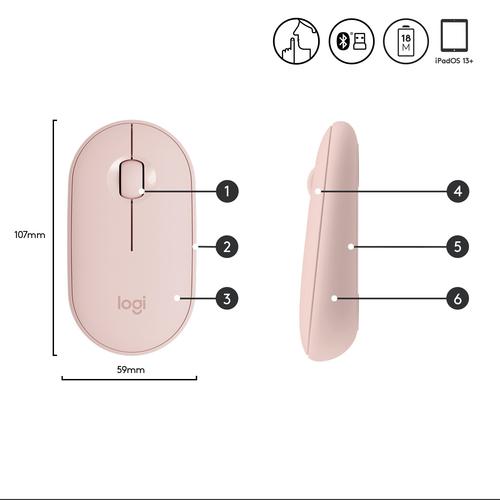 Immagine prodotto Logitech Pebble M350 (Senza fili)