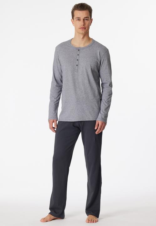 Actual product image Schiesser With button placket pyjamas long (110)