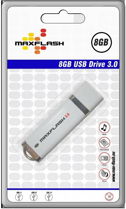 Actual product image MaxFlash USB Highspeed (8 GB, USB-A, USB 3.1)