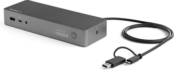 Image du produit StarTech .com Station d'accueil universelle pour ordinateur portable USB-C & USB 3.0 2x4K 100W PD (Port de connexion (propriétaire), 3 Ports)