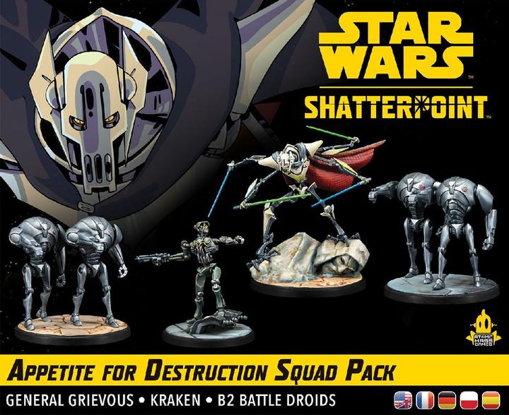 Produktbild Atomic Mass Games Star Wars: Shatterpoint - Appetite for Destruction Squad Pack (Hunger auf Zerstörung) (Multilingual)