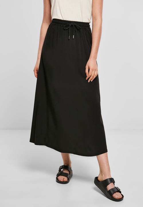 Image du produit Urban Classics Ladies Viscose Midi Skirt (L)
