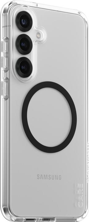 Actual product image PanzerGlass CARE by ® Flagship Case Transparent Urban Combat w. Black Qi Compatible Samsung Galaxy S (Samsung Galaxy S25+)