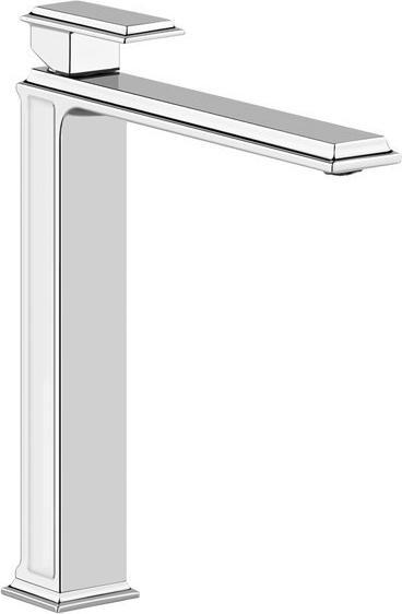 Produktbild Gessi Eleganza, Einhebelmischbatterie für Waschbecken, Ausladung 215 mm, Schlauchverbindung mit Ans