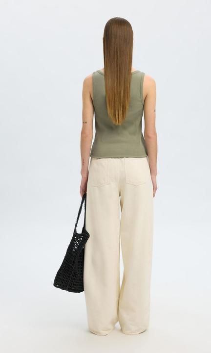 Immagine prodotto Selected Femme Rippmuster Baumwoll Tanktop (S)