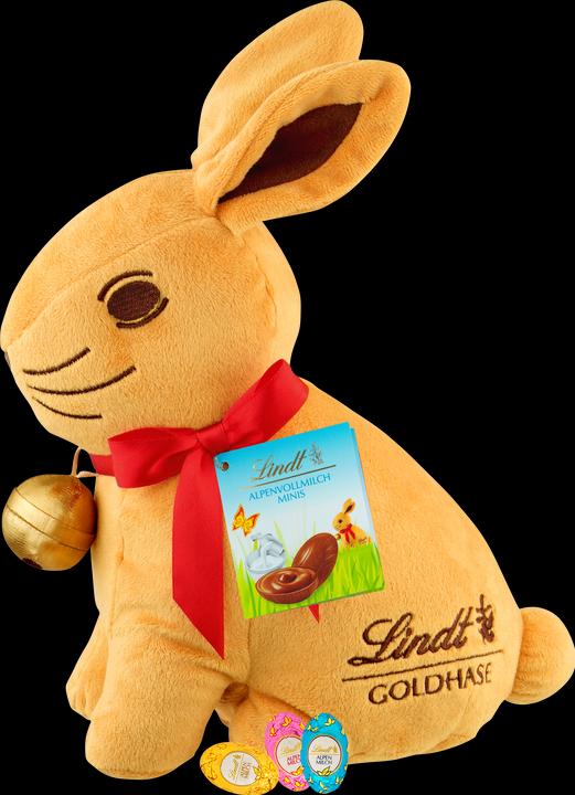 Immagine prodotto Lindt Coniglietto d'oro di peluche di Pasqua (100 g)