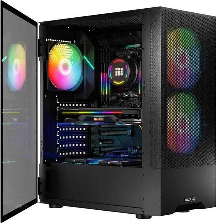 Immagine prodotto Logic ARYA ARGB MINIDI Custodia USB 3.0 nera (ATX)