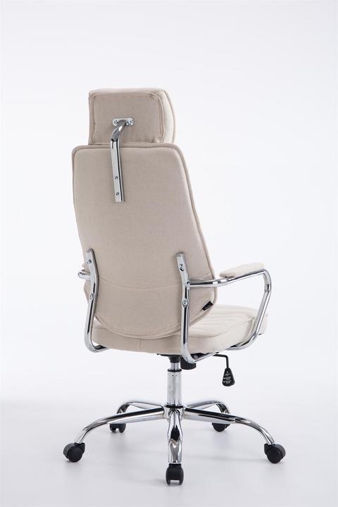 Image du produit CLP Chaise de bureau Rako tissu, beige
