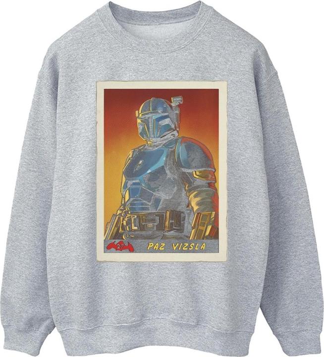 Immagine prodotto Star Wars The Mandalorian Paz Vizla Card Felpa Uomo (L)