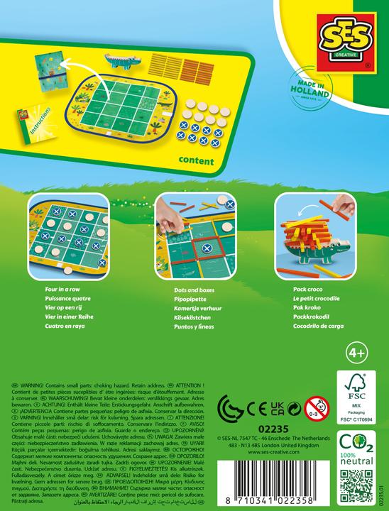Image du produit Ses Jeux de voyage Wrap and Go, 3in1 (Anglais, Français, Néerlandais, Allemand)