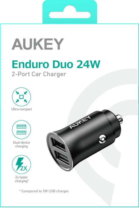 Produktbild Aukey Enduro DUO 24W Car Charger