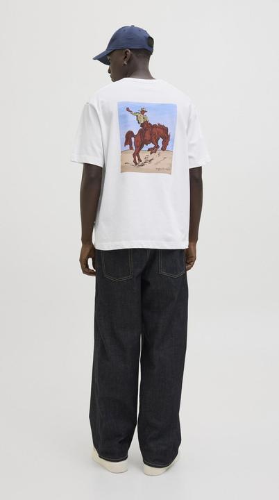 Actual product image Jack & Jones Rückenprint Rundhalsausschnitt T-shirt T-shirt (XL)