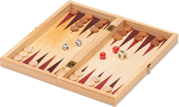 Actual product image Game Factory Wooden 3-in-1 Game (FSC) (208000) (English)