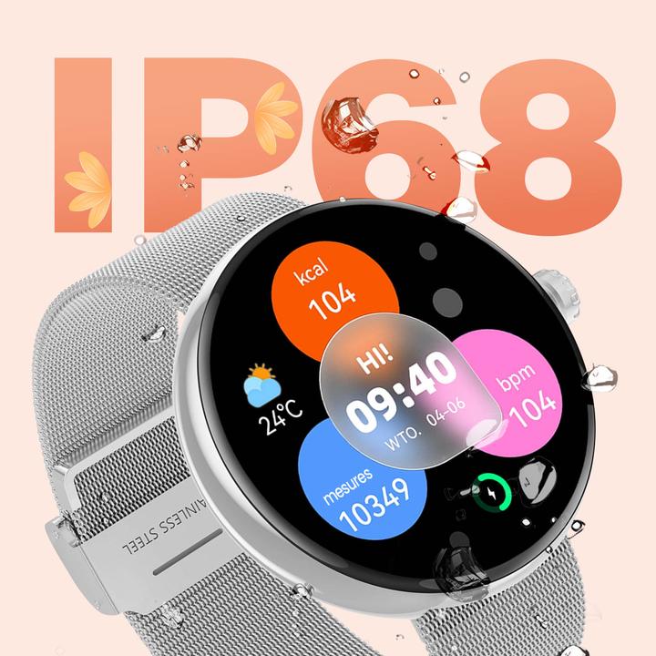 Actual product image Forever smartwatch Forevive 5 SB-365 silver