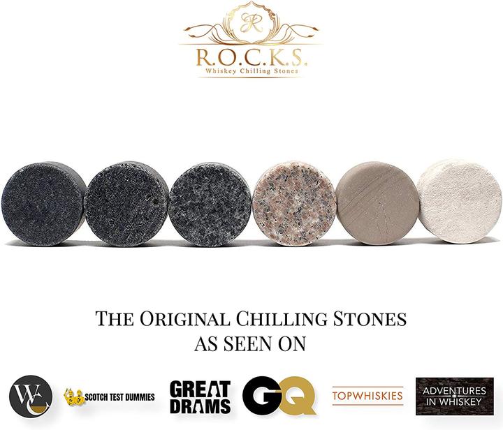 Produktbild Rocks Whiskey Chilling Stones Whiskey Steine Set (3 dl, 1 x, Whiskygläser)