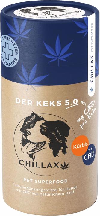 Chillax Nahrungsergänzung CBD-Keks Kürbis - 5mg (Senior, Adult, Junior, 1 Stk., 180 g)