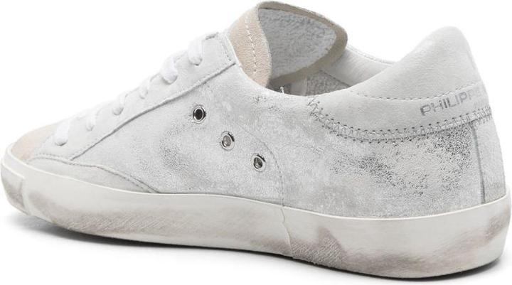 Produktbild Philippe Model sneakers prsx low in laminated leather silver (40)
