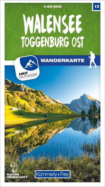 Produktbild Wanderkarte 15 Walensee, Toggenburg Ost