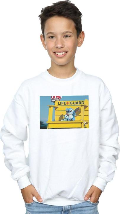 Actual product image Disney Boys Lilo And Stitch Life Guard Sweatshirt (116)