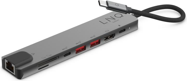 Produktbild LINQ Connects 8 in 1 Hub Pro (USB-C, 1 Ports)