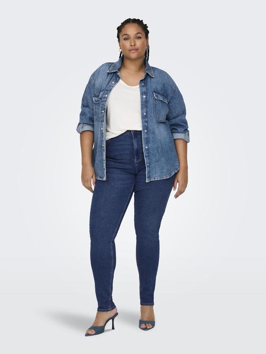 Produktbild Only CARLUNA Hohe Taille Skinny Fit Jeans Skinny Jeans (50)